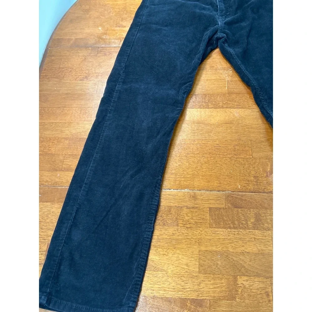 Levi's Corduroy Pants Mens 30x32 Navy Black Premium Slim Straight Corduroy